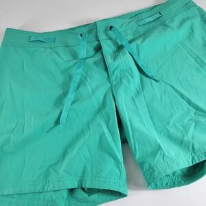 Prana Men's 40x6 Unlined Green Lightweight Board Shorts Swim Trunks‎